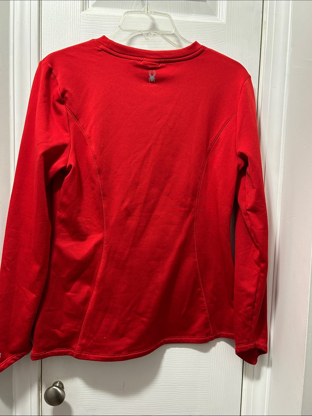 Spider Red Long-Sleeve Performance Top - Picture 4 of 6